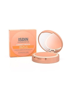 Компактная пудра SPF50 Матовый и естественный финиш, Medium Isdin