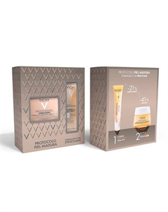 Дневной крем spf50 + для контура глаз Pack Protocolo Piel Madura Vichy