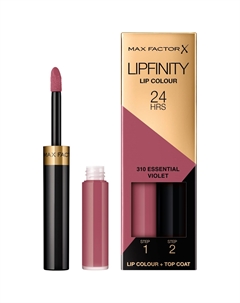 Двухфазная стойкая помада Lipfinity Lip Colour 24H, 310 Essential Violent Max factor