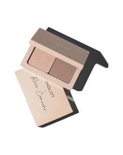 Палитра теней для век матовых и мерцающих оттенков нюдового оттенка My True Self Eyeshadow Palette Inglot
