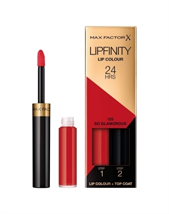 Двухфазная стойкая помада Lipfinity Lip Colour 24H, 125 So Glamorous Max factor