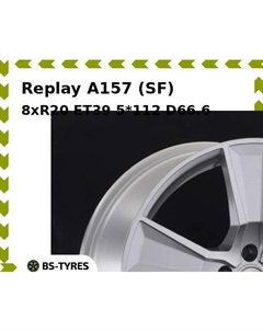 Колесный диск Replay A157 (SF) 8xR20 ET39 5*112 D66.6