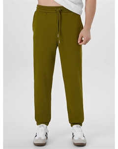 Брюки джоггеры теплые мужские зеленые Mark formelle