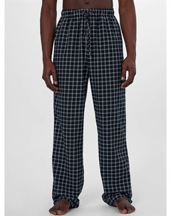 Брюки домашние мужские черные в клетку Mark formelle