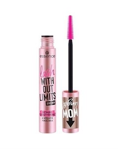 Тушь для ресниц коричневая WITHOUT LIMITS BROWN EXTREME LENGTHENING & VOLUME MASCARA 13 Essence