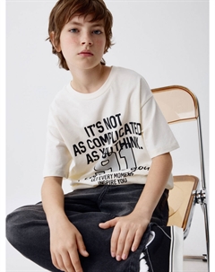 Футболка оверсайз с принтом для мальчиков Sela