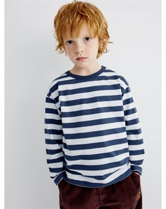 Базовый лонгслив в полоску детский Sela