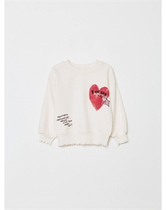 Свитшот с ярким принтом для девочек Sela