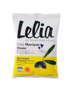 Оливки с косточкой вяленые Трубес с острова Тассос 150 г Lelia