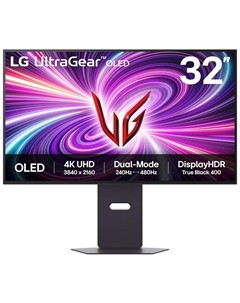 Монитор 32" UltraGear 32GS95UV-B OLED 3840x2160 0.03ms HDMI, DisplayPort Lg