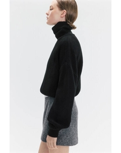 Свитер толстой вязки в рубчик с воротником Befree