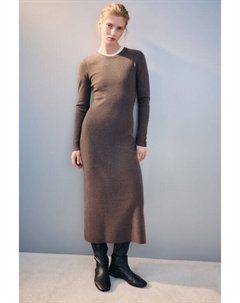 Платье миди из вязаного трикотажа Befree