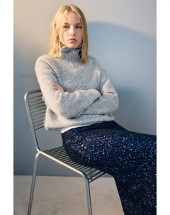 Джемпер на молнии вязаный с шерстью Befree