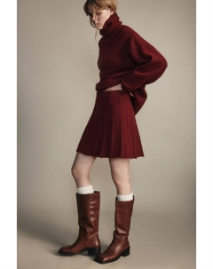 Юбка мини вязаная в складку Befree