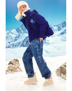 Джинсы широкого кроя X Гжель Belucci