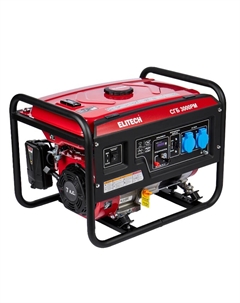 Генератор бензиновый СГБ 3000РМ 205550, 4-т, мак 2.8/ном 2.5 кВт,230В-11А Elitech