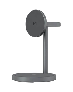Беспроводное зарядное устройство Magssory Base 3 в 1 Qi2 Midnight (WCH012m)