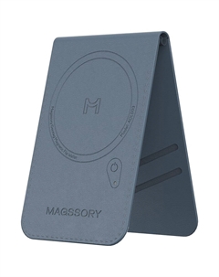 Картхолдер Magssory Geotag Magnetic Flip Wallet с Magsafe кобальт
