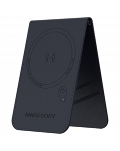 Картхолдер Magssory Geotag Magnetic Flip Wallet с Magsafe синий