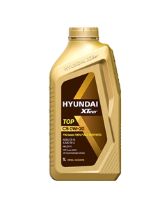 Моторное масло Top С5 0W-20, 1 л Hyundai xteer