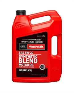 Моторное масло Synthetic Blend 5W-20, 4.73 л Ford motorcraft
