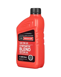 Моторное масло Synthetic Blend 5W-20, 0.946 л Ford motorcraft
