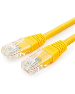 Патч-корд UTP кат.5e, 1.5 м, RJ45-RJ45, желтый, CCA, (PP12-1.5M/Y) Premier