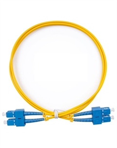 Патч-корд оптический DPC-TOP-652-SC/U-SC/U-0.5, SC/UPC-SC/UPC, одномодовый, 9/125, OS2, двойной, 50см, желтый Toplan