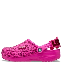 Сандалии (WMNS) x Stray Rats Classic Clog 'Blurry Pink Leopard Print' Crocs
