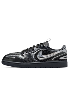 Кроссовки (WMNS) 1 Low Method of Make V3 'Black Metallic Silver' Air jordan