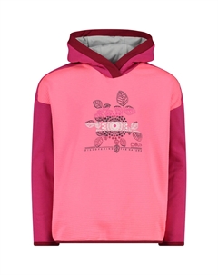 Толстовка с капюшоном для девочек, фиксирующая пот, на капюшоне, эластичные полосы, производительность Cmp