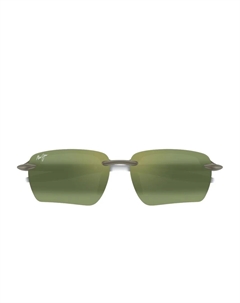 Солнцезащитные очки Ho’okipa Ultra G с прямоугольной оправой, серый Maui jim