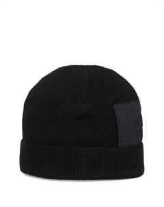 Шерстяная шапка с вышивкой логотипа, черный C.p. company