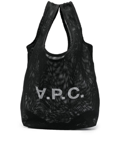 Сетчатая сумка-тоут с логотипом, черный A.p.c.