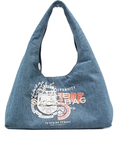 Сумка-шопер с графическим принтом, синий A.p.c.