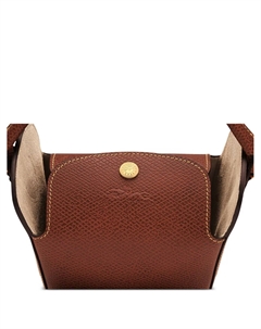 Сумка-ведро Épure Pop Corn размера мини, коричневый Longchamp