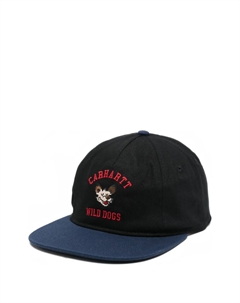 Бейсболка с вышивкой "Дикая собака", черный Carhartt wip