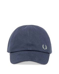Кепка с классическим логотипом из пике, синий Fred perry