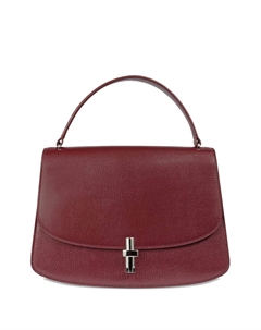 Мини-сумка-сэтчел с верхней ручкой и замком, красный The row