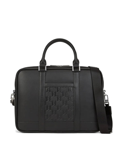 Тиснённый портфель K/Traveller, черный Karl lagerfeld