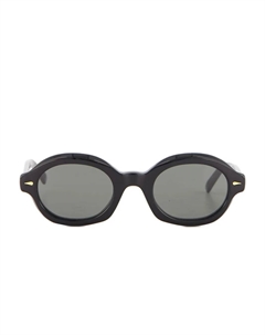 Солнцезащитные очки в овальной оправе, черный Retrosuperfuture