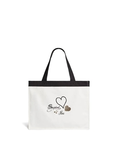 Сумка-тоут Emiko с принтом в виде сердца, белый Bonpoint