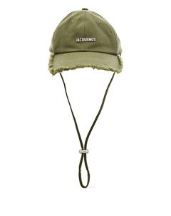 Кепка с бахромой, зеленый Jacquemus