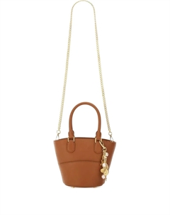 Сумка-тоут с верхней ручкой, коричневый Self-portrait