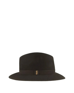 Фетровая шляпа с лентой, черный Borsalino