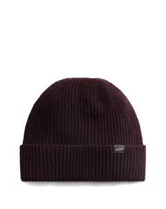 Рифленая (или вязаная резинкой) шапка, черный Woolrich