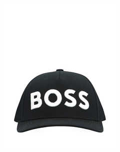 Бейсболка с вышитым логотипом, черный Boss