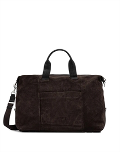 Дорожная сумка из замши с верхней ручкой, коричневый Marc o'polo