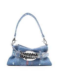 Джинсовая сумка Gothic с логотипом, синий Dsquared2