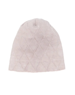 Стеганая шапка с нашивкой-логотипом, розовый Minimu'